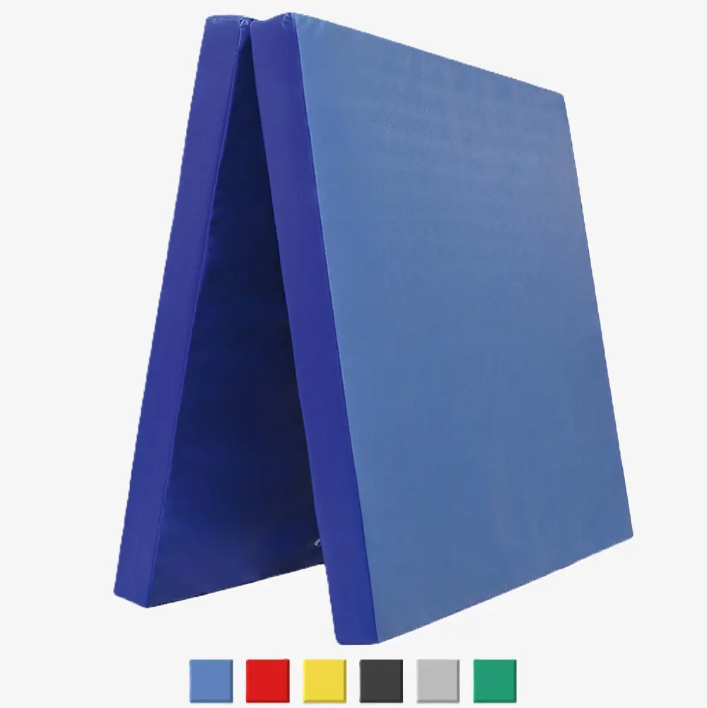 Grevinga Fun-Turnmatte RG35 – blaue, klappbare Turnmatte für Sport und Gymnastik